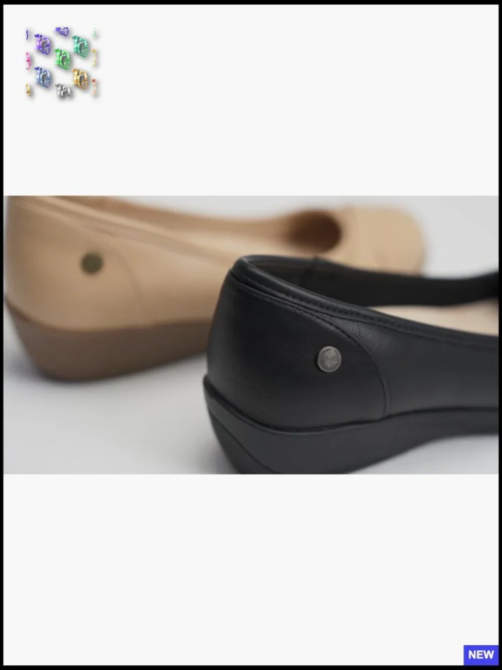 Ballet Flats Comfortable Dressy Office Work Shoes Wedge Heel Elegant Classic